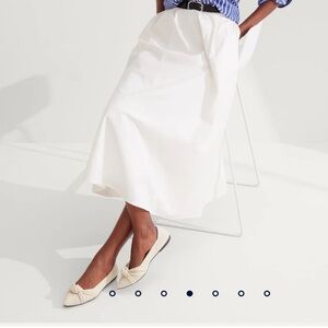 Rothy’s point loafers with knots, color cream, size W9